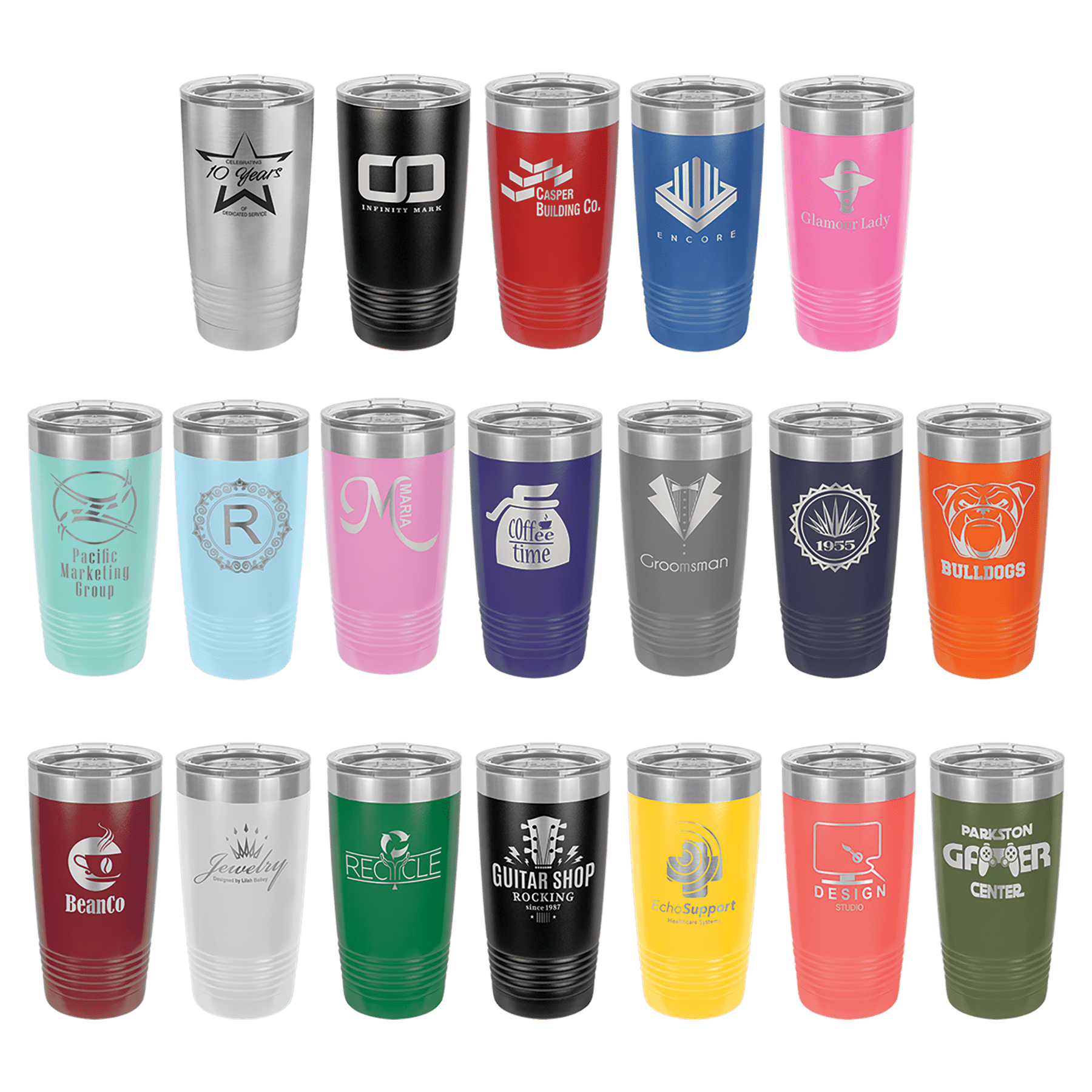 Ringneck Tumbler with Standard Lid – 20 oz.